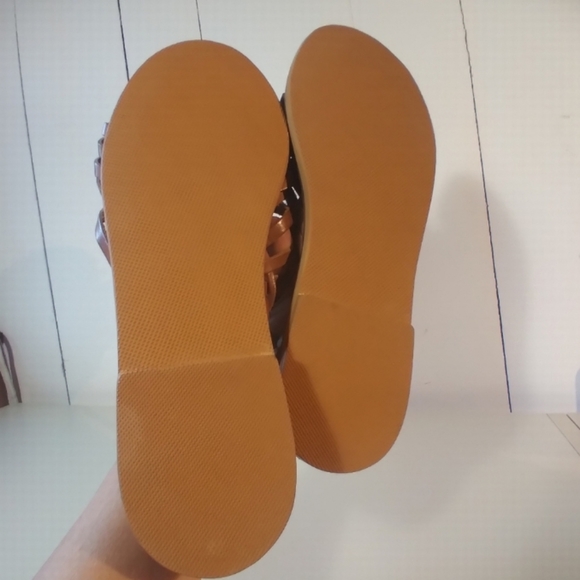 Vintage Brown Leather Huarache Sandals - Picture 3 of 6